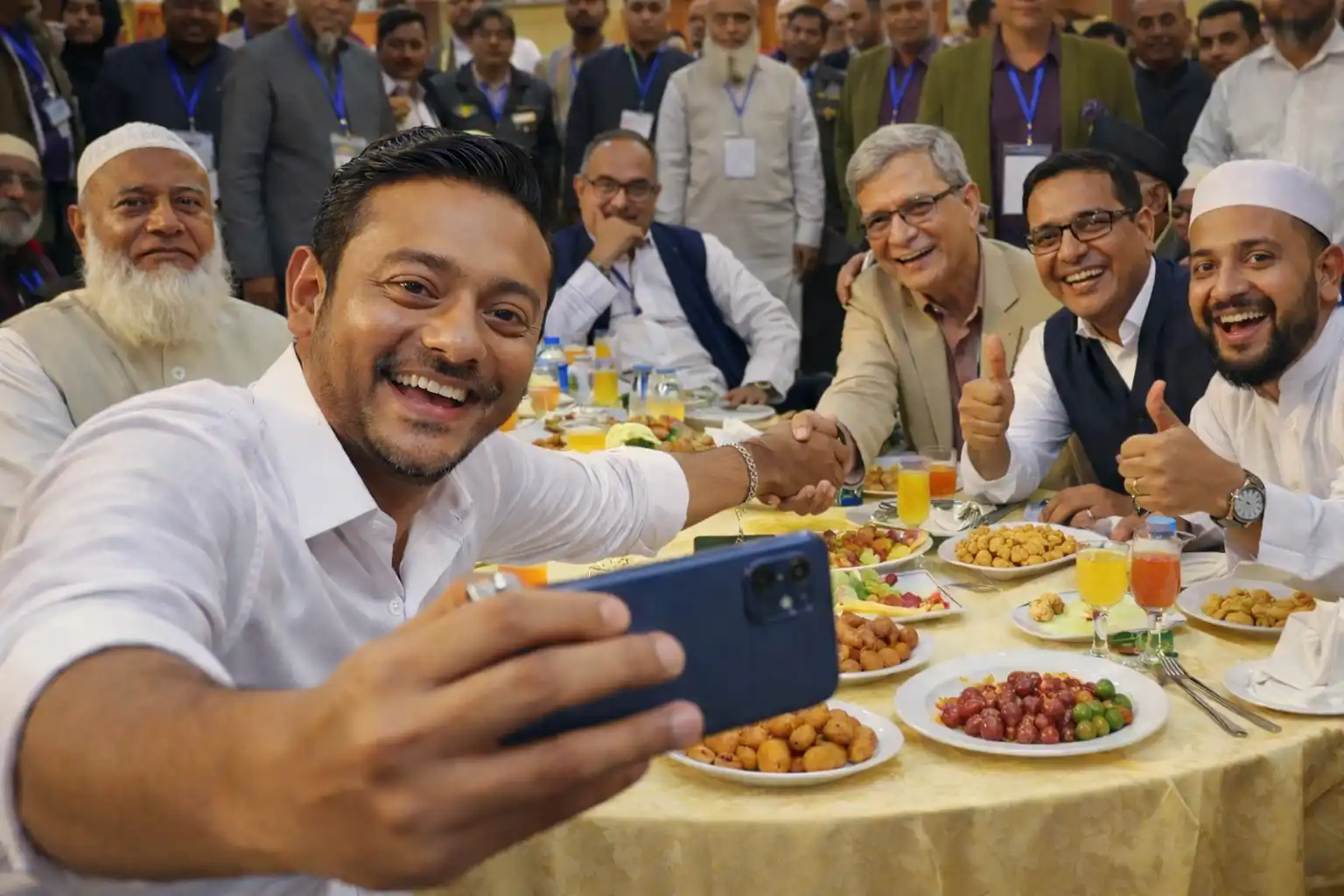 হাত মেলানো, ফ্যামিলি কার্ড, আর রাজনীতির ভাষা: নাসিরুদ্দিন পাটোয়ারীর ভাইরাল পোস্ট কী বলছে
