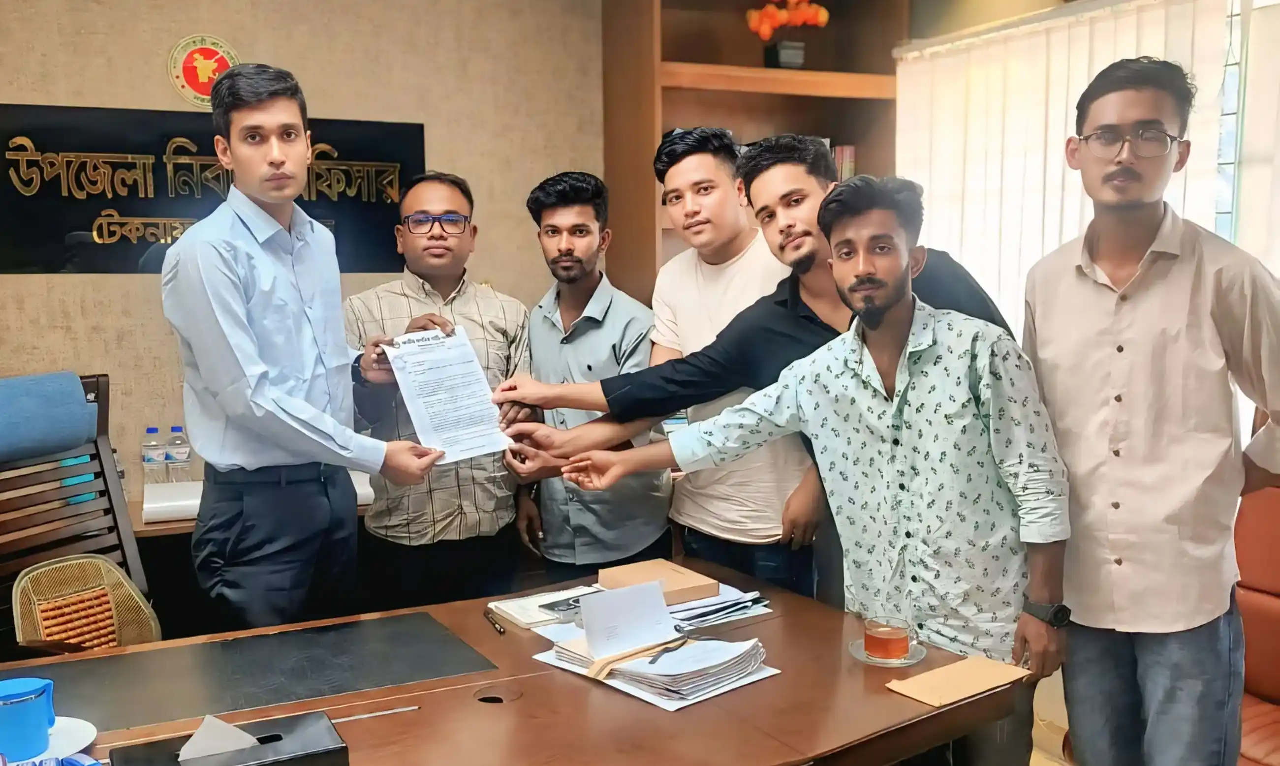 টেকনাফের জনদুর্ভোগ নিরসনে ইউএনওর কাছে এনসিপির স্মারকলিপি প্রদান