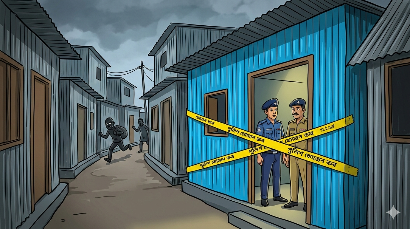 রাজধানীতে ১৭ বছরের গৃহবধূকে গলা কেটে হত্যা, লাপাত্তা স্বামী!